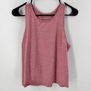 Outdoor Voices "Doing Things" Tank Top Women's Size S Heathered Rose‎ Athletic